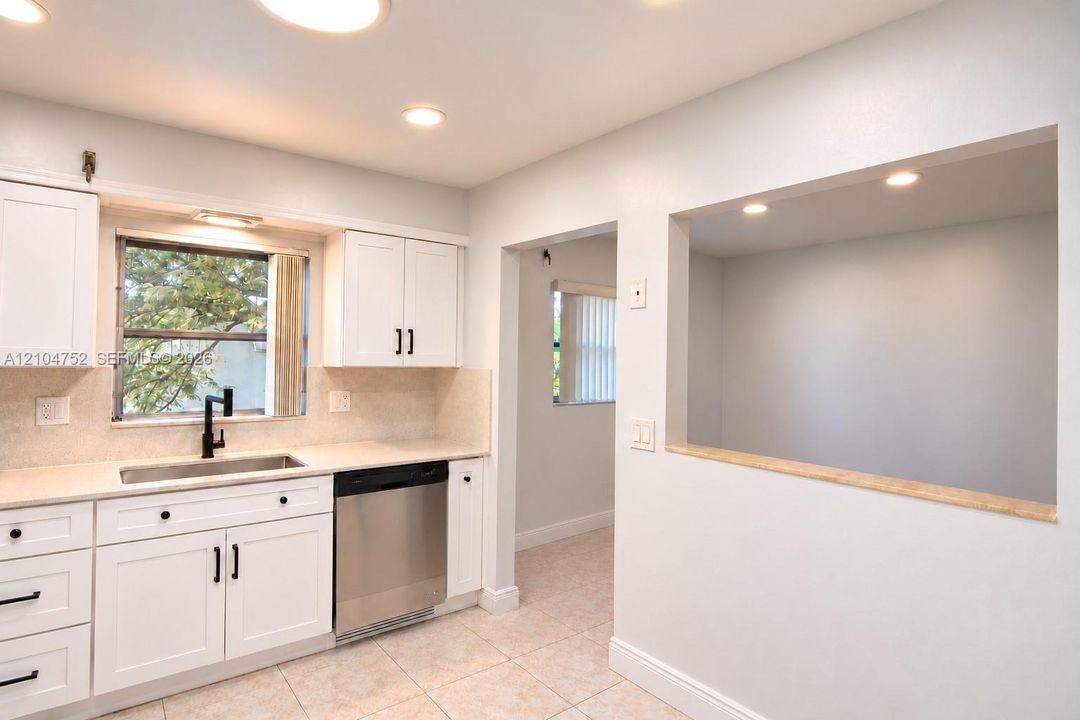 Kitchen and dining area