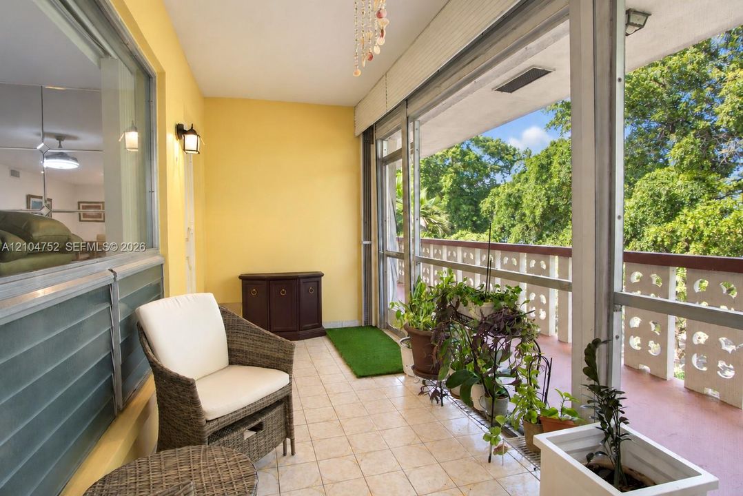 Screened porch