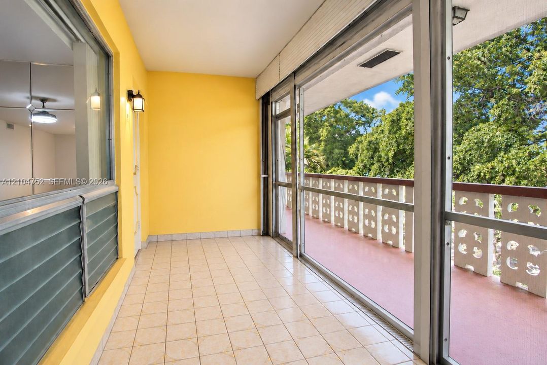 Screened porch