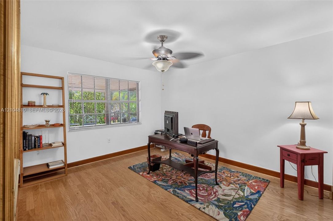 5th bedroom used as an office