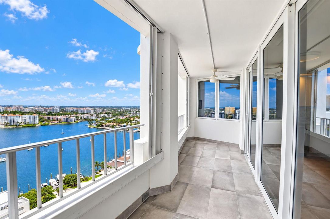 Large Balcony Facing ICW