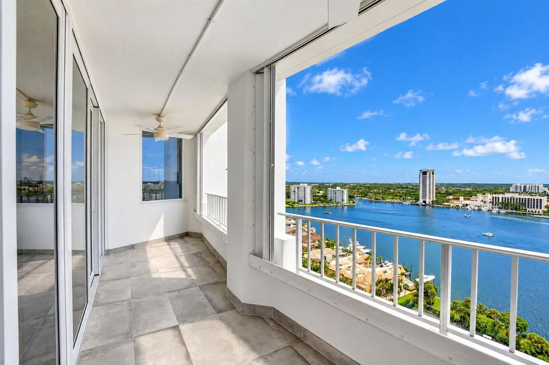 Large Balcony Facing ICW