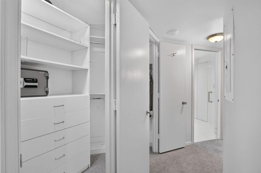 Walk In Closet Hall from Master BR