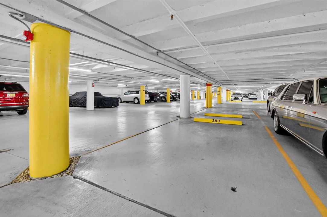 Under Building Garage Parking Space