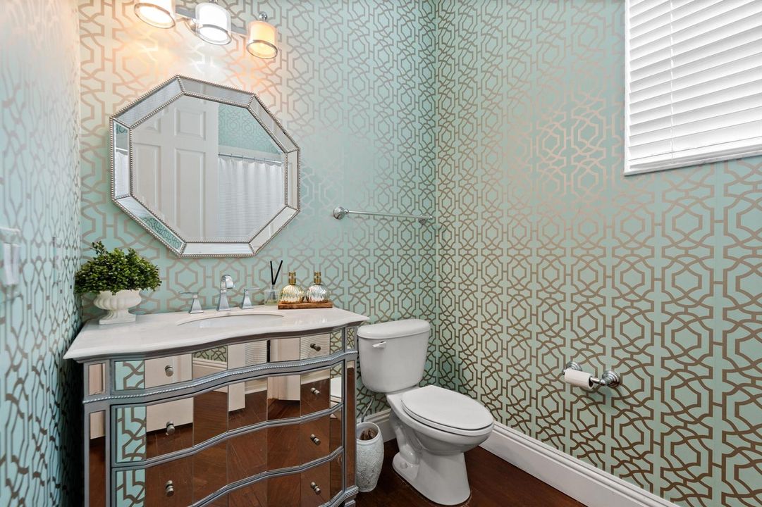 First floor full bathroom