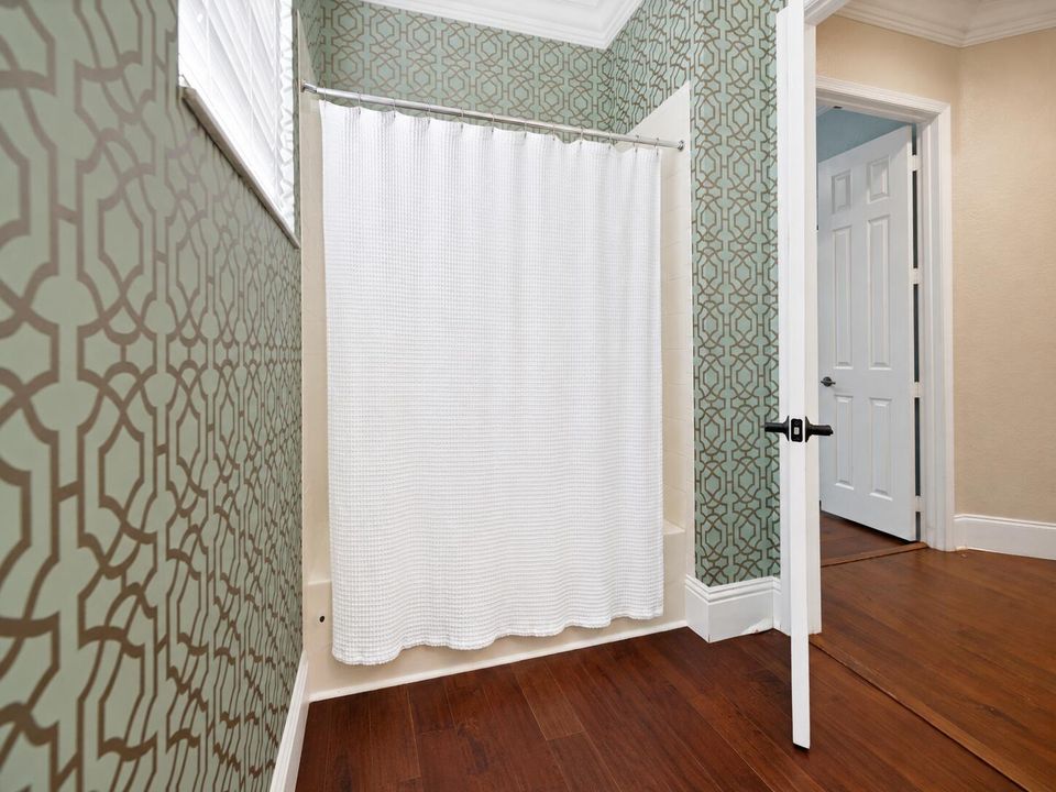 First floor full bathroom