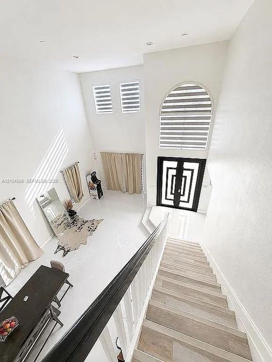 Entry/Living Room View from Stairs