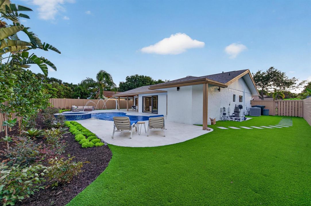 Backyard oasis