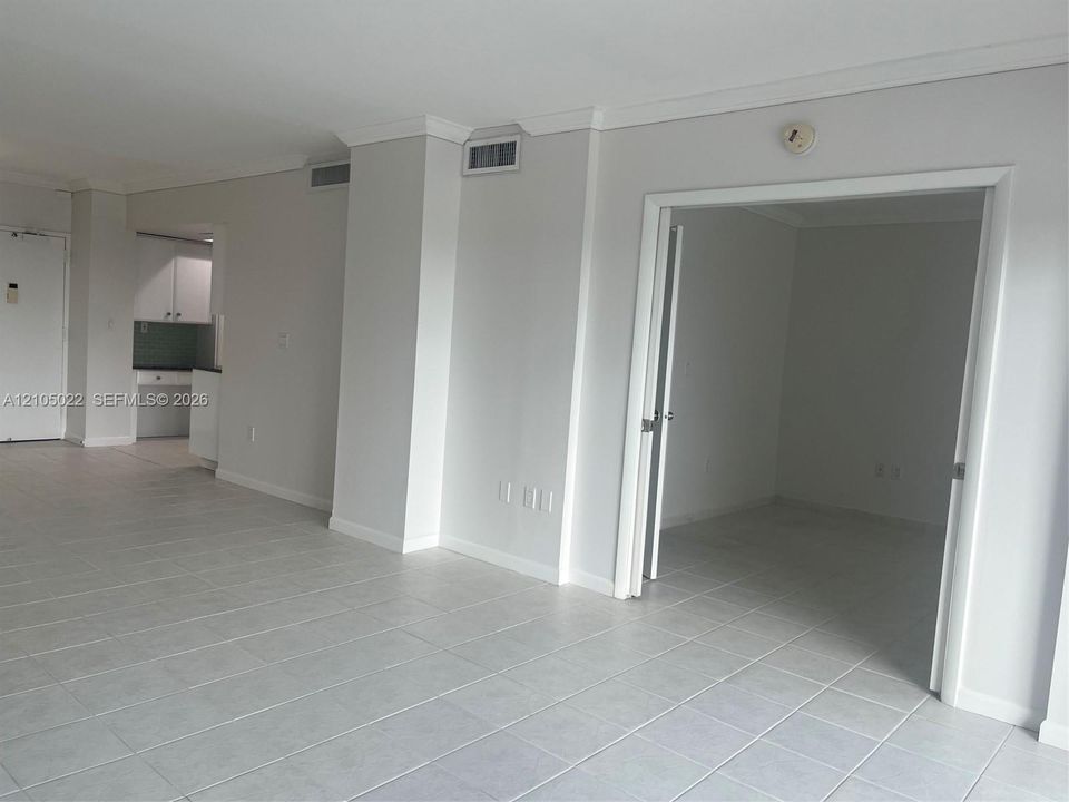 Tile flooring & crown molding throughout!