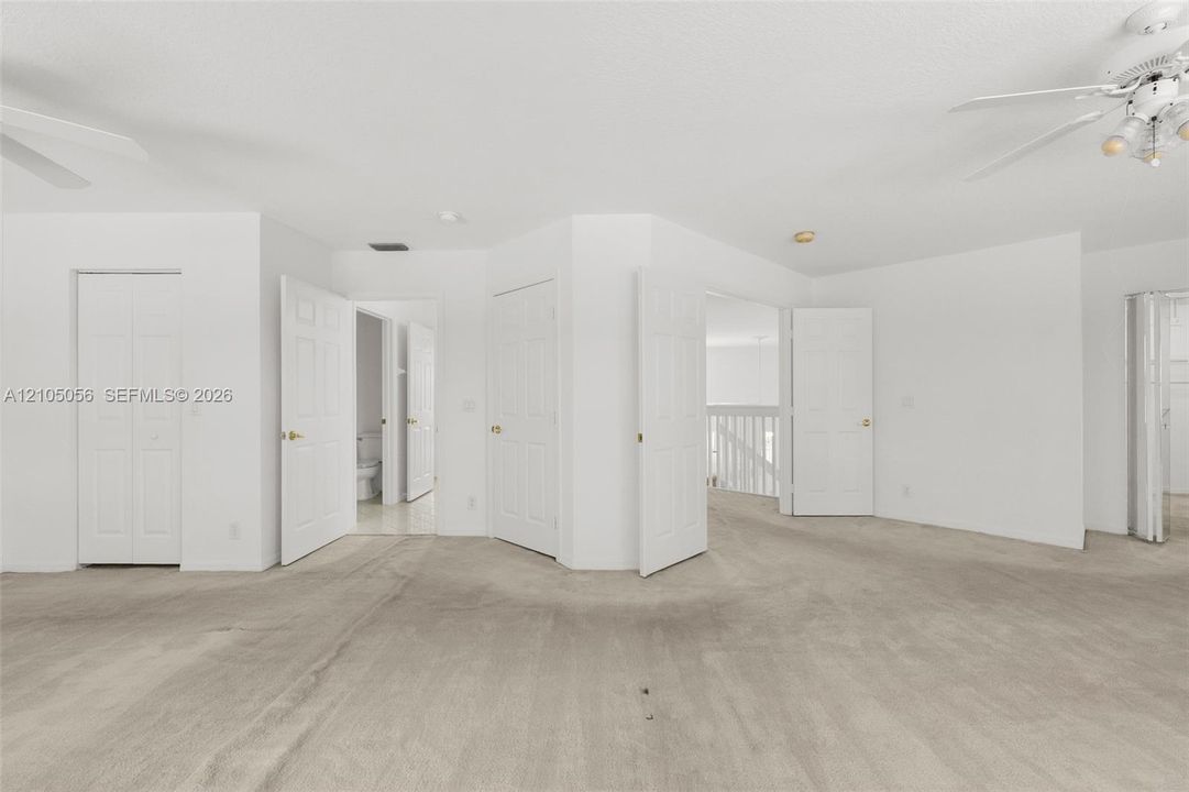 5th bedroom option sits sits side by side to primary bedroom