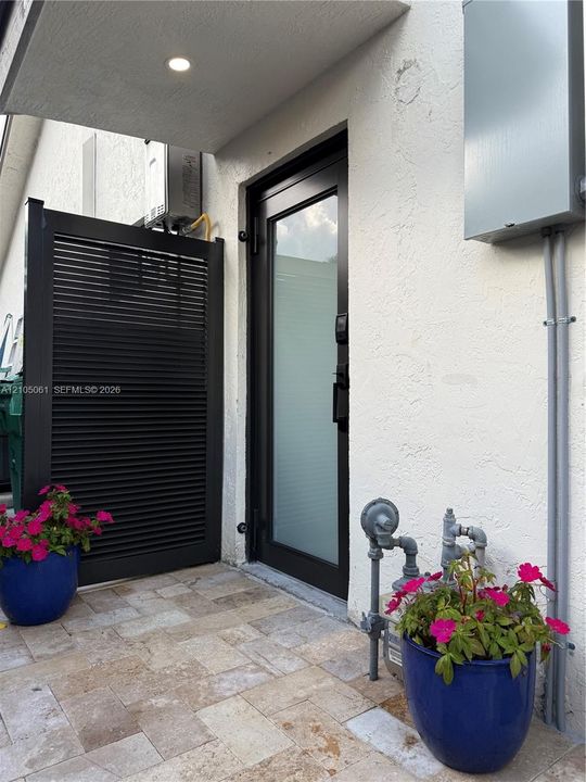 Entry door