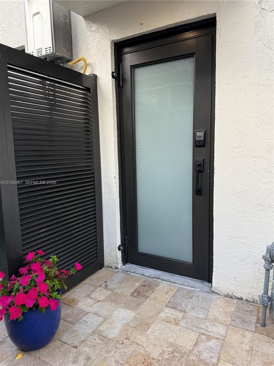 Entry door