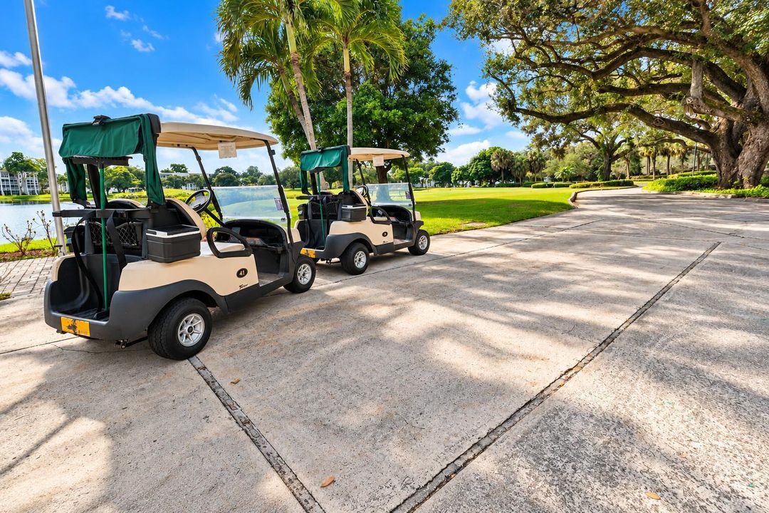golfing