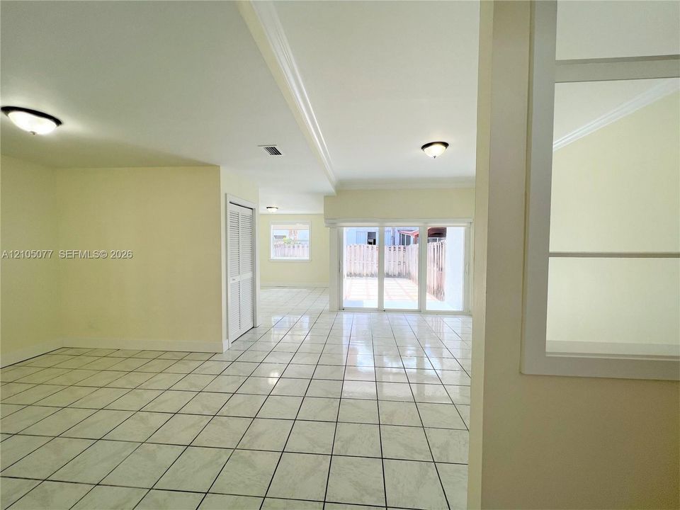Spacious floor plan