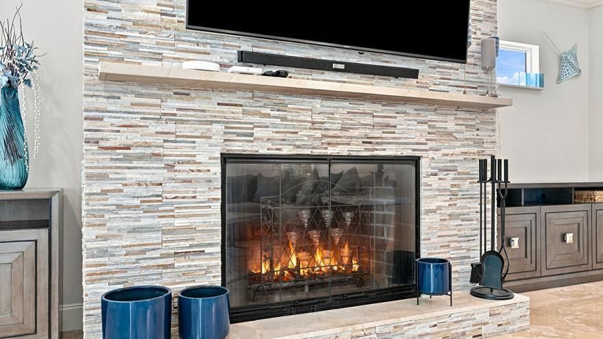 Wood Burning Working Fire Place