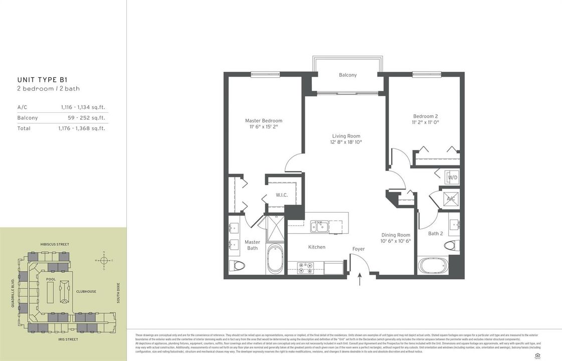 B1-2 Bed 2 Bath