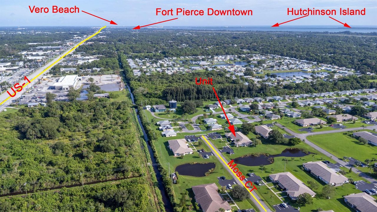Red sign 5794 Moss Ct Fort Pierce FL 349