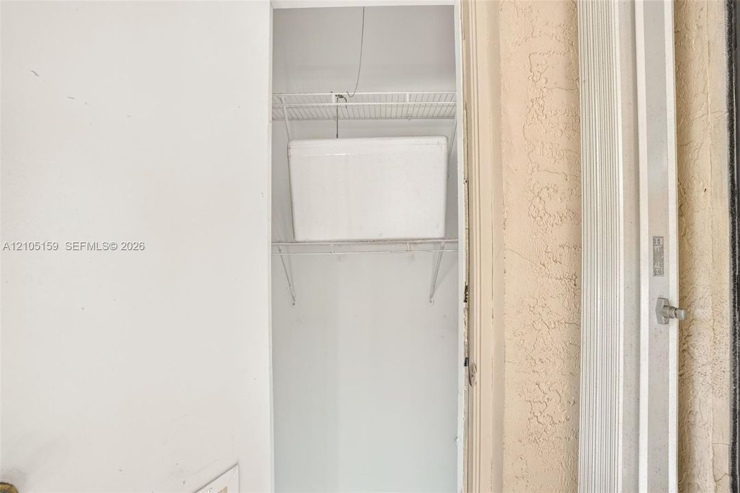 Balcony Storage Closet