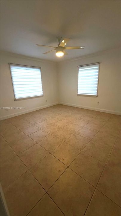 Recessed lighting and ceiling fan with integrated light