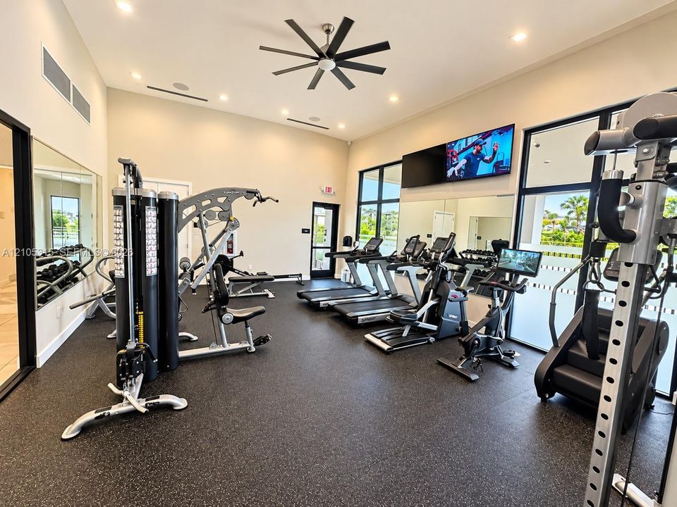 fitness center