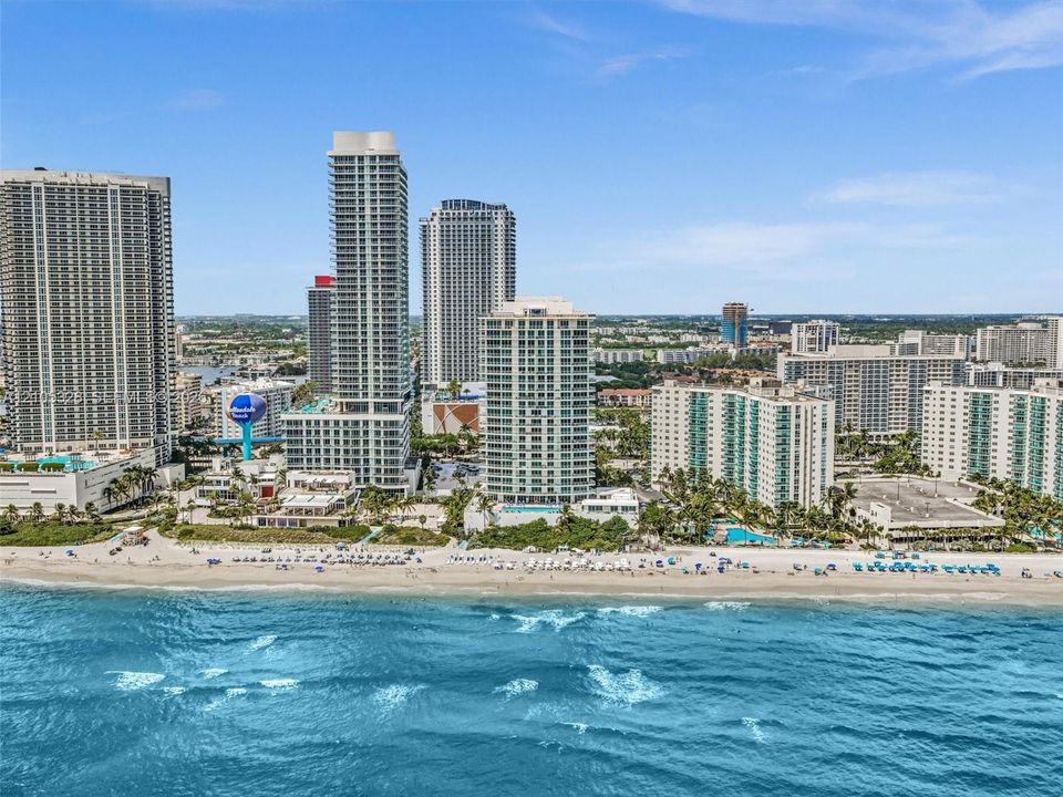 Apogee, a luxury beachfront condominium in Hollywood, offering resort-style amenities and direct beach access.