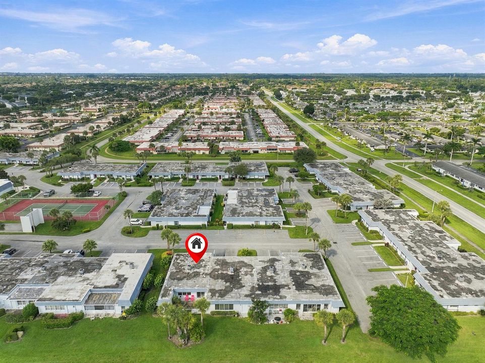 Aerial Neighborhood View