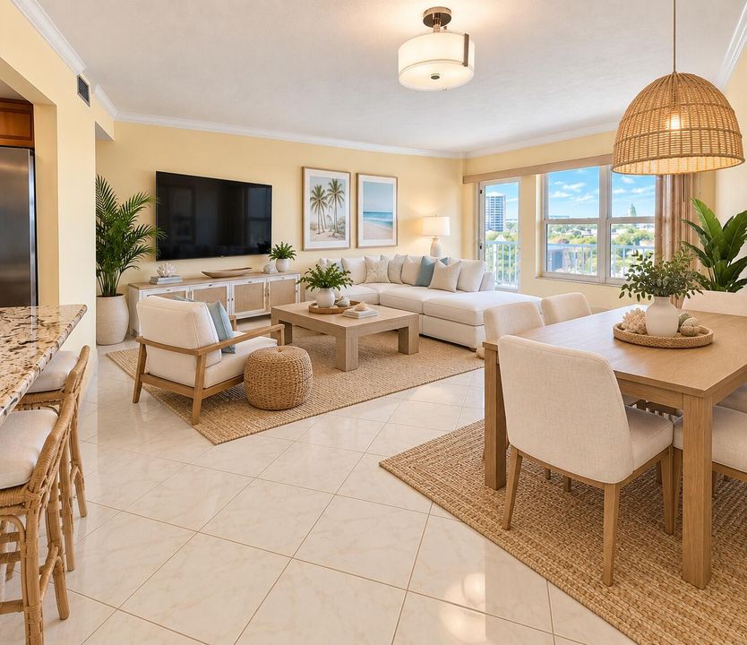 Living and Dinning area