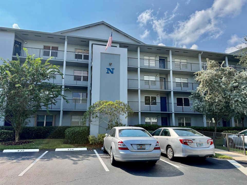 Front of condo
