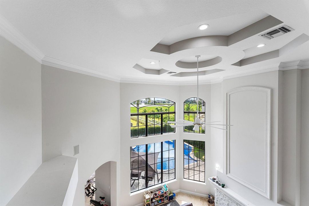 Loft View of Lake and Backyard