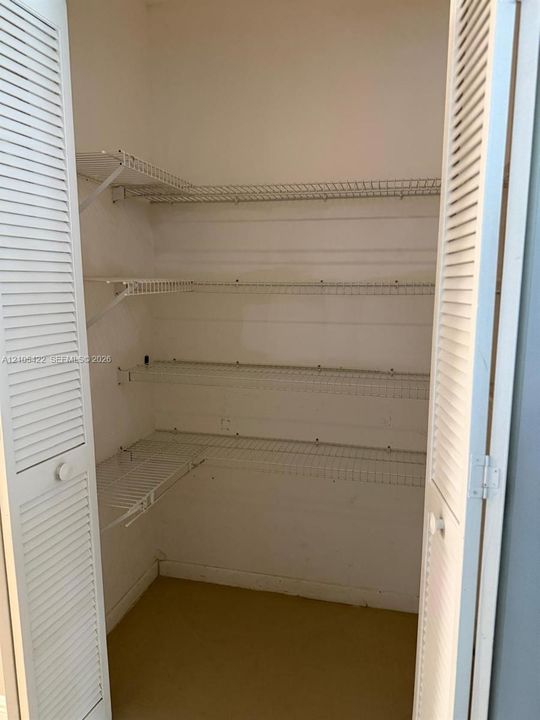 Hallway closet