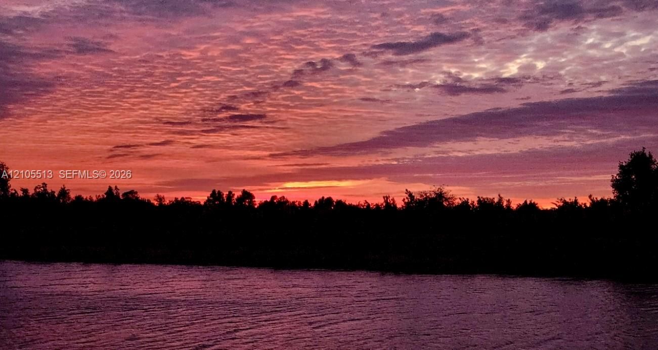 Spectacular Sunset Views seen nightly directly behind the home