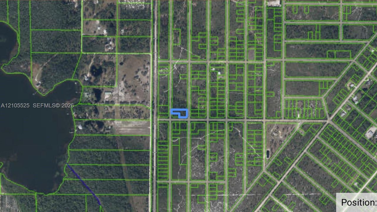 Tax Map, Parcel Overview. Indicating the delineated boundaries of the property within the regional cadastral grid