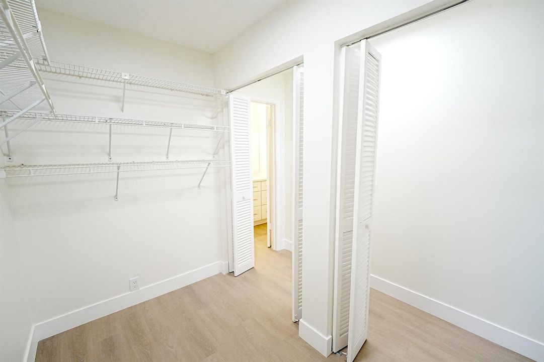 Master closet