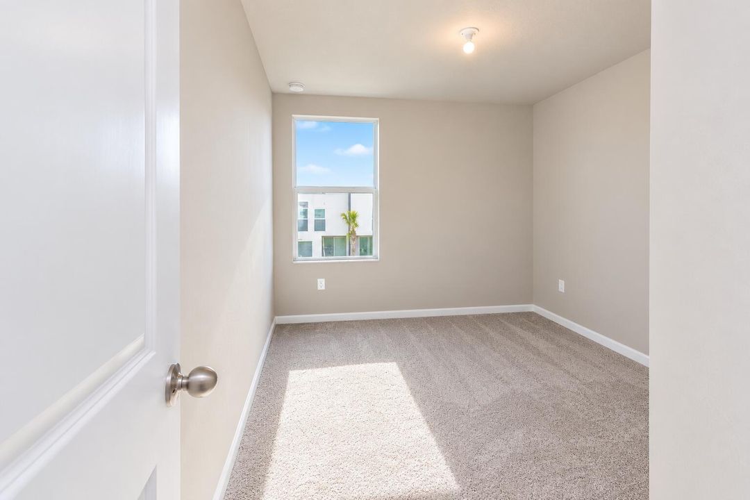 Bright Empty Room with Sunny Window