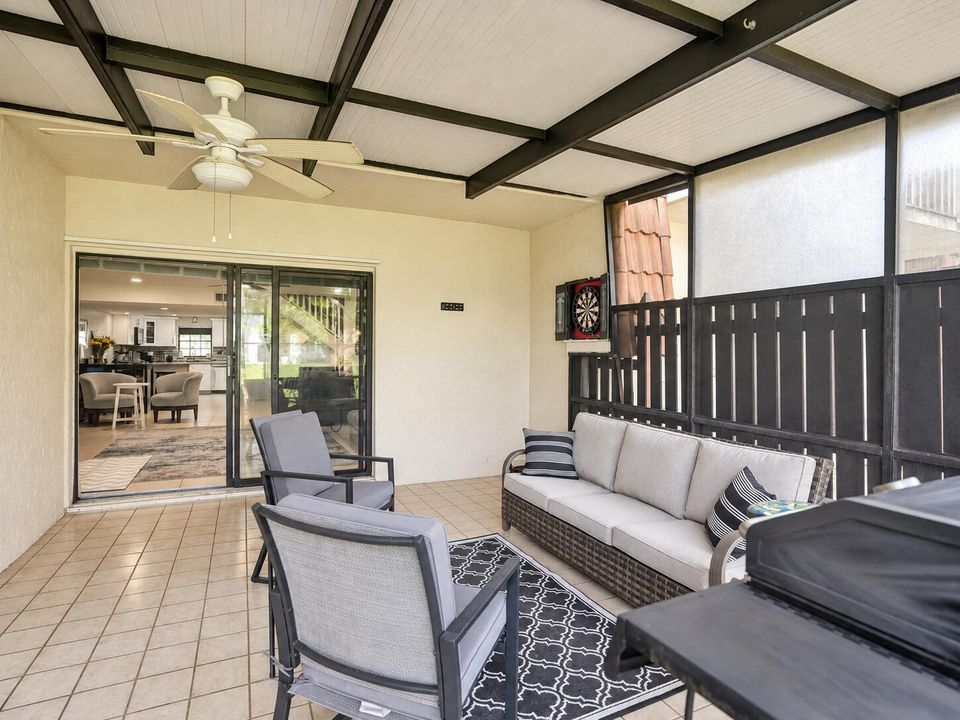 Clean Modern Screened Patio Retreat