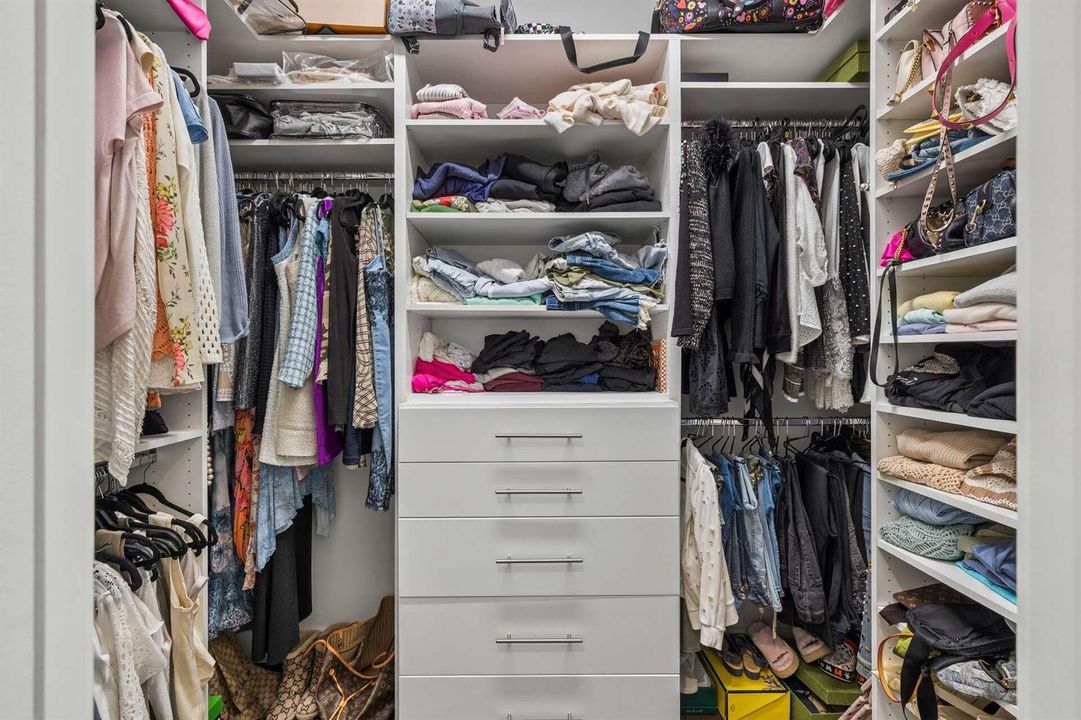 PRIMARY CLOSETS