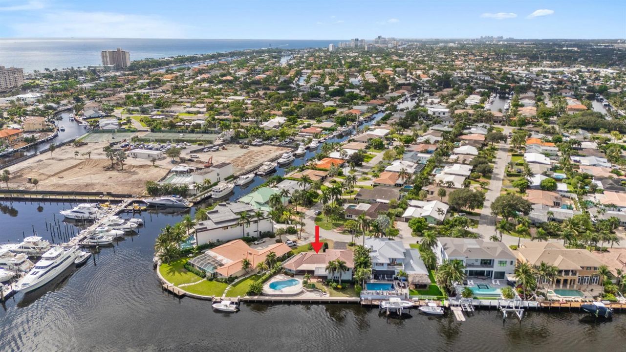 Aerial Neighborhood View