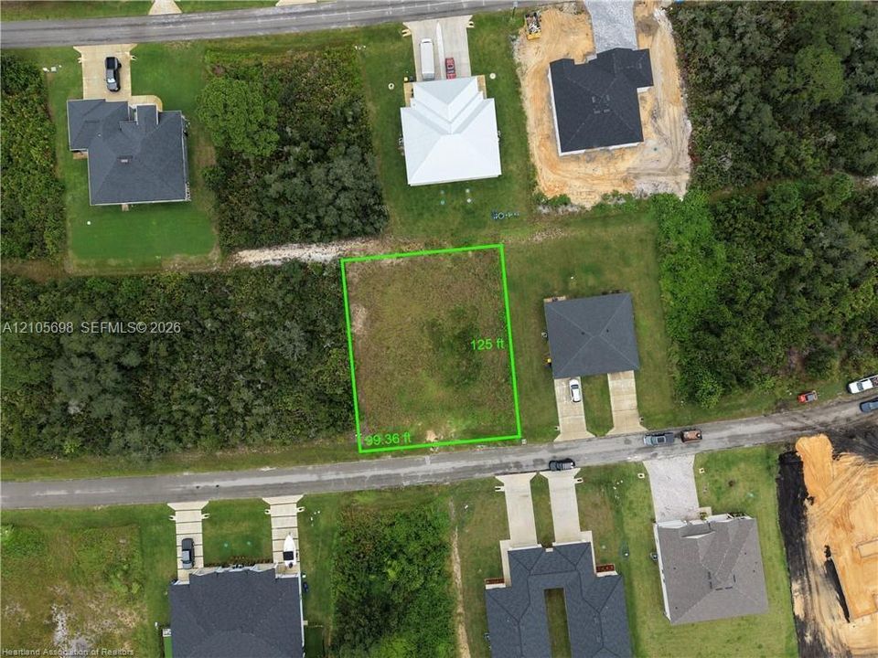 Vacant lot featuring cleared terrain, defined lot lines, and street frontage