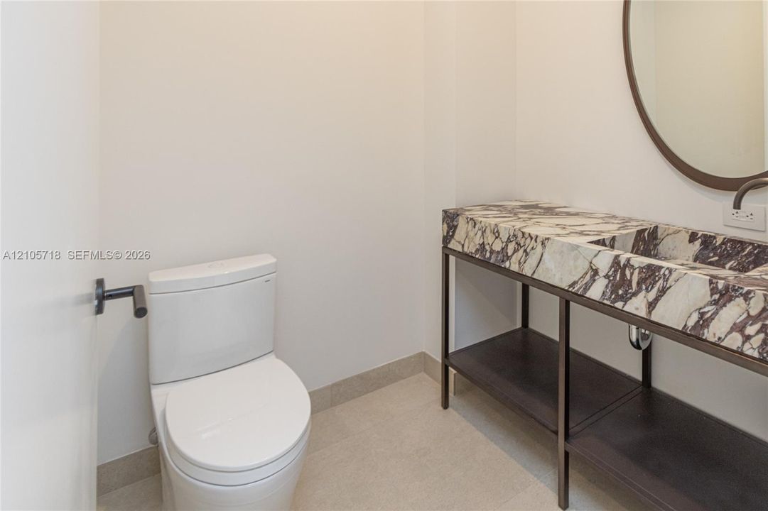 Powder barhroom