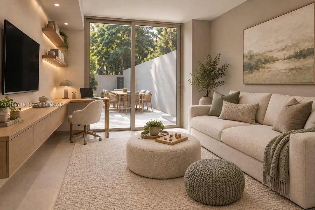 Downstair 4th bedroom or family bedroom