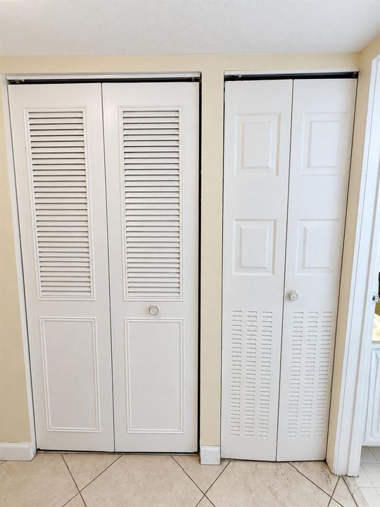 Hall closet