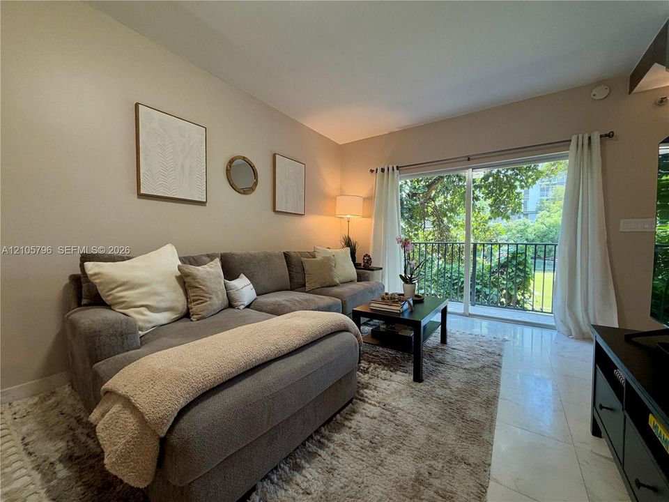Open living /dining room