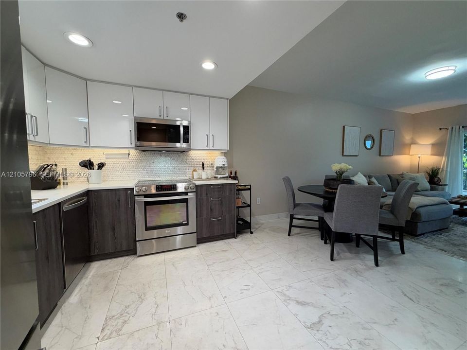 Remodeled kitchen