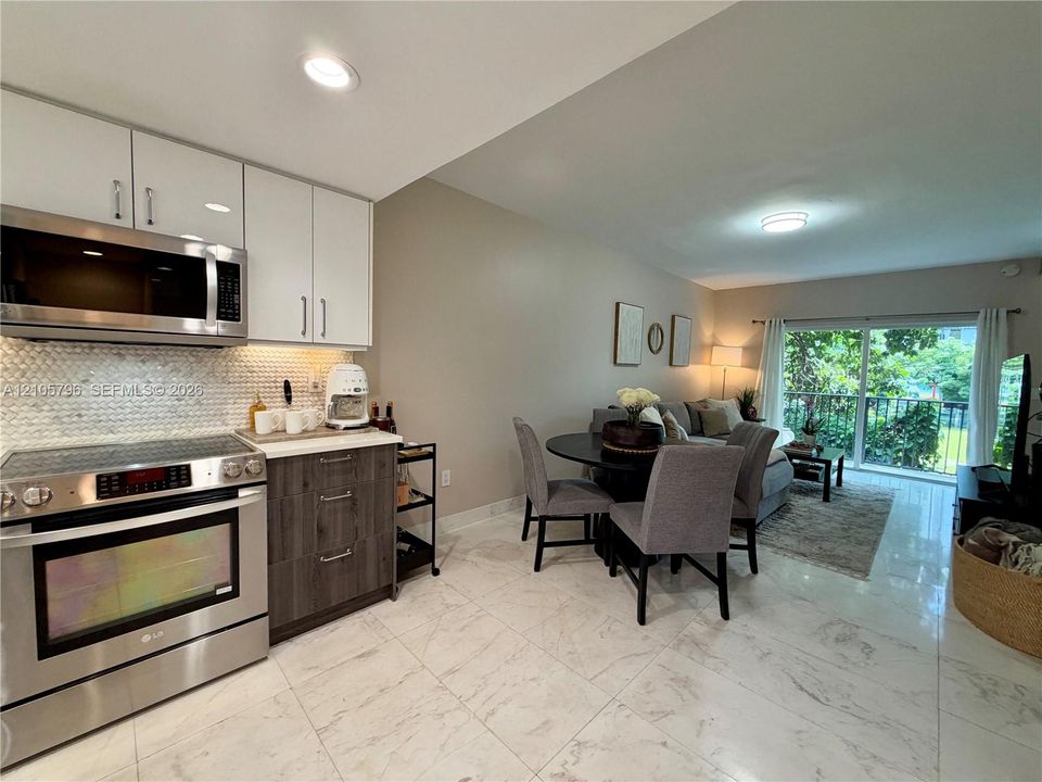 Remodeled kitchen