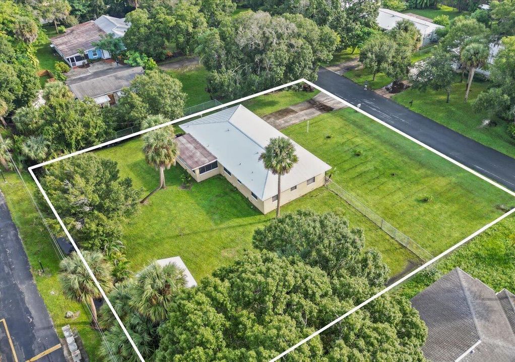 Aerial View of Lot