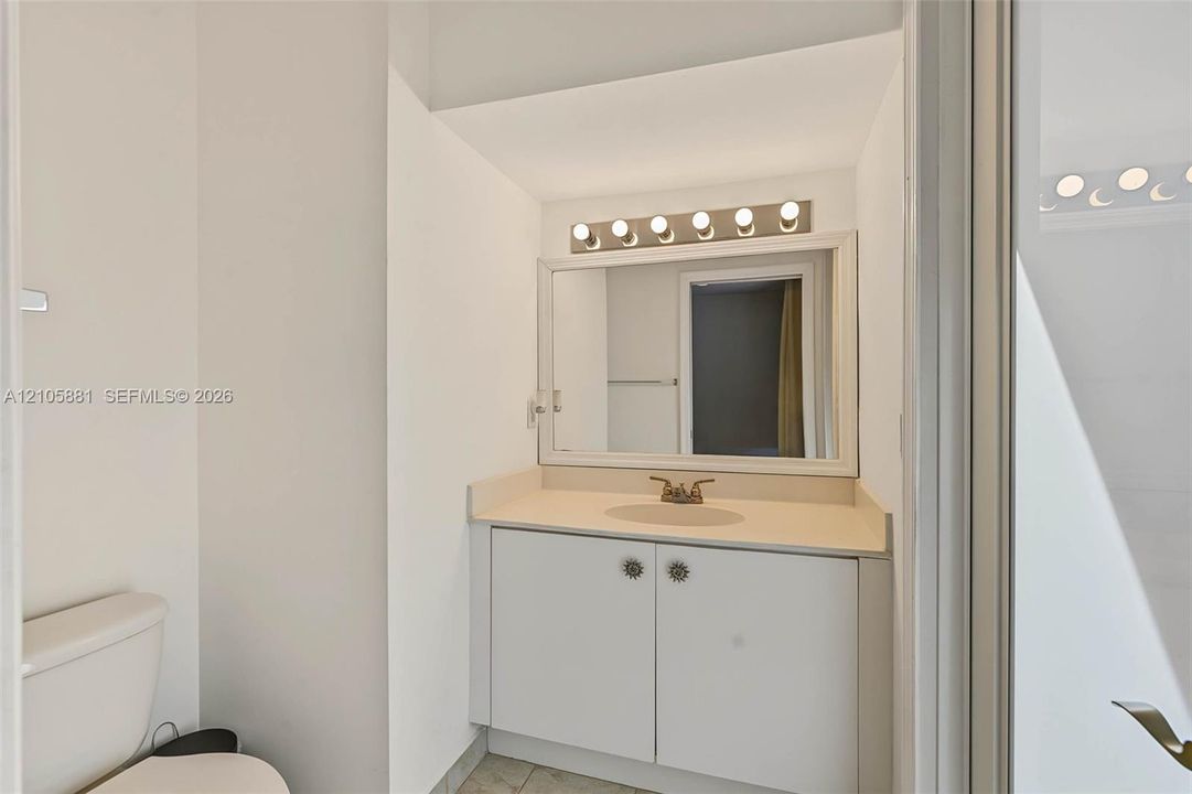 half bathroom downstairs
