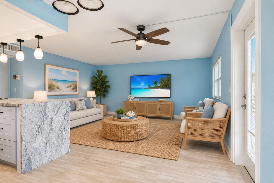 STAGED view from dining room
