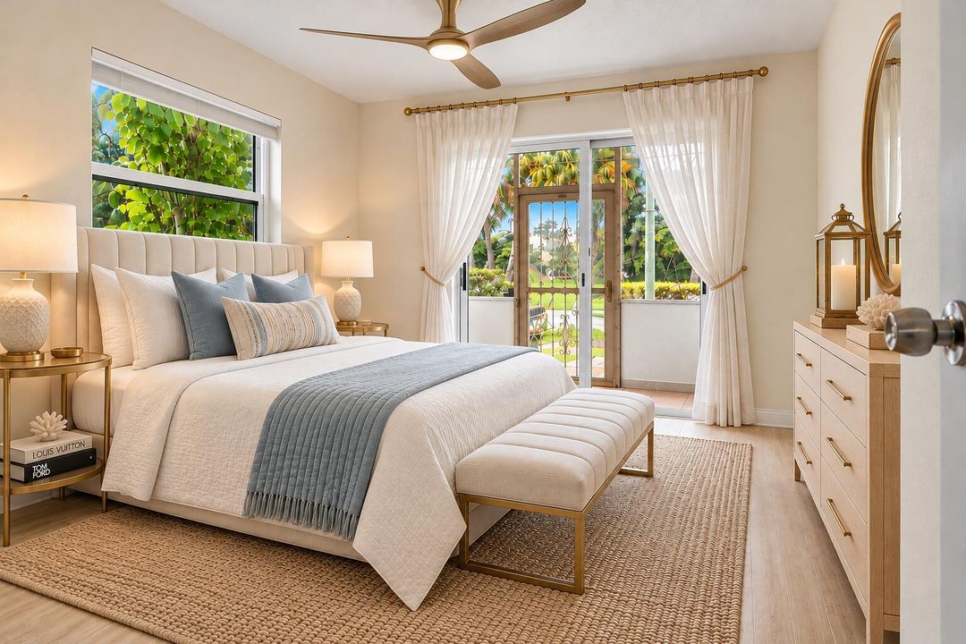 STAGED bedroom
