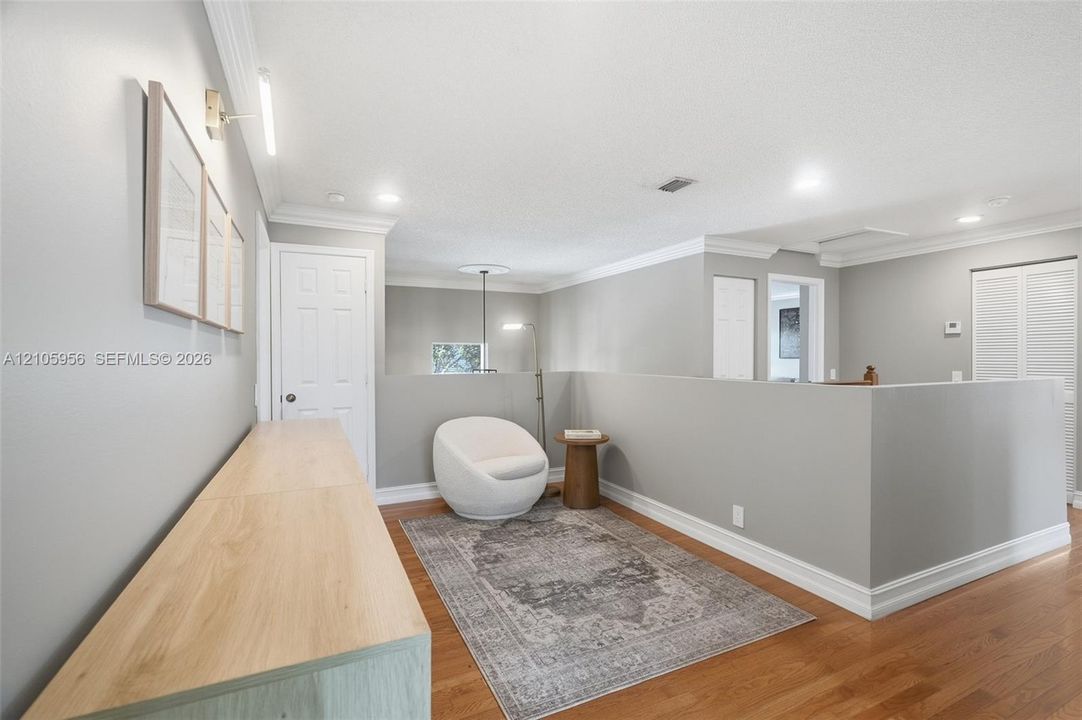 Sitting area on 2nd floor