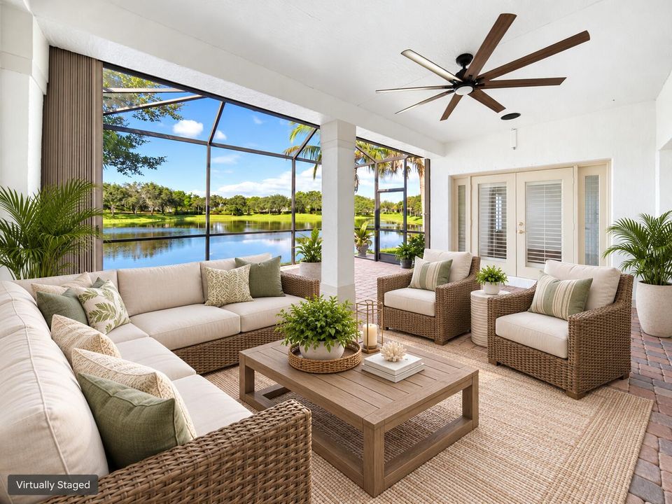 Virtually Staged Patio